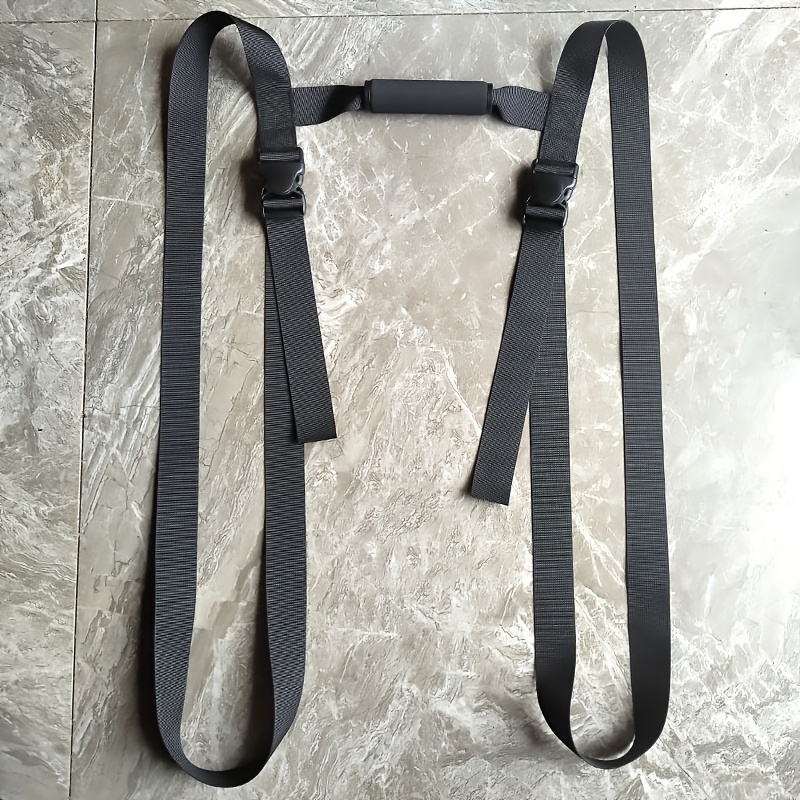 TEMU Poignée de chariot portable de type boîte, sangle de poignée portable réglable, conçue pour faciliter le levage de plusieurs sacs