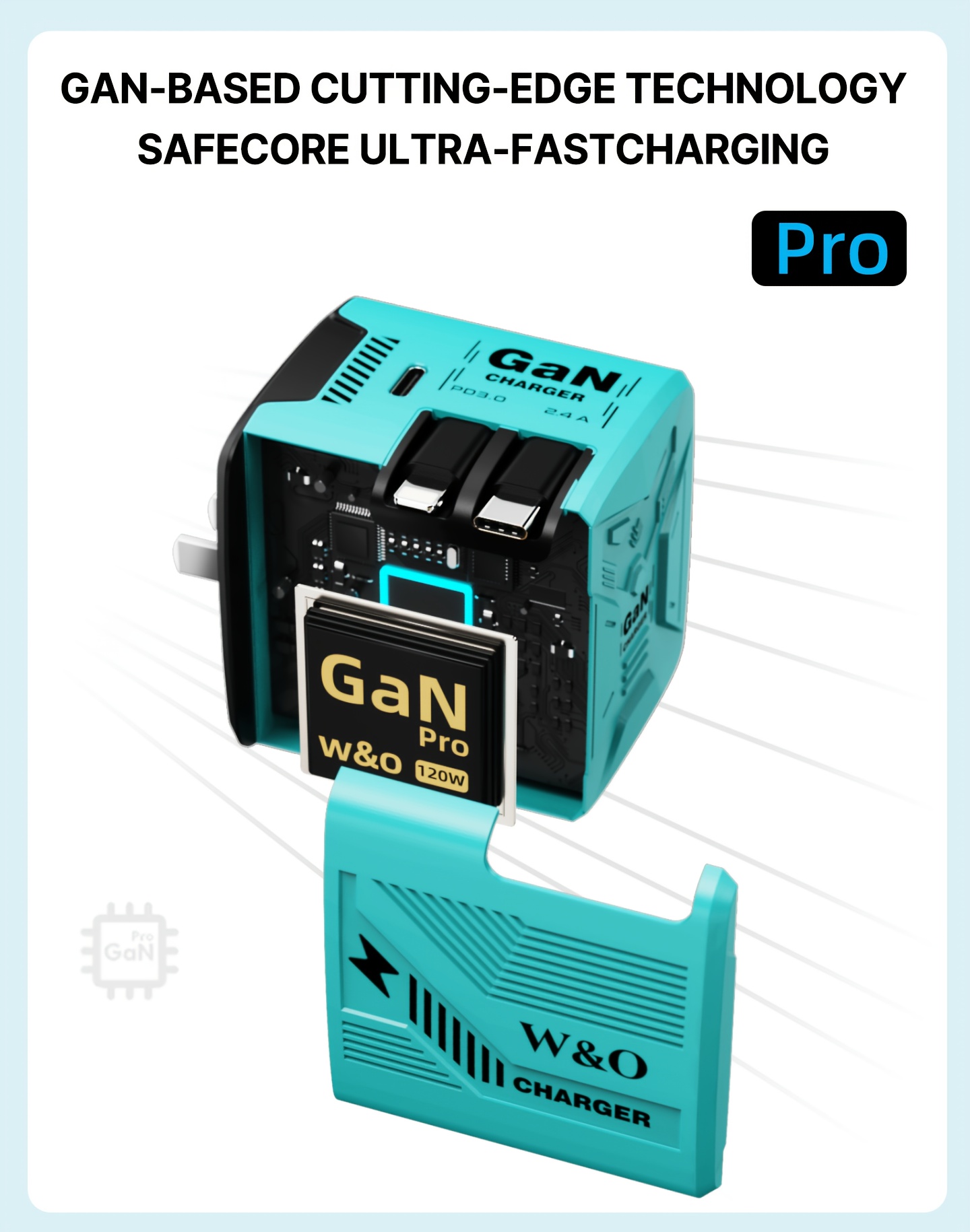 120W Fashion Fast Charger, 3-in-1 Supergan Fast Charging, Stylish And Sleek Design, Type-C Power Adapter, Compatible With Phone, Multi-functional Travel Charger For IPhone 16/Pro/Pro Max/15/14, For Samsung Galaxy S25 Ultra Desbloqueados For Xiaomi