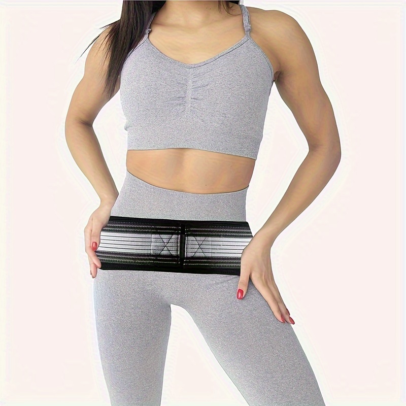 maternity postpartum pelvic belt hip tucking hip lifting girdle pelvic support belt waist back abdomen band belly brace breathable girdle   l size details 4