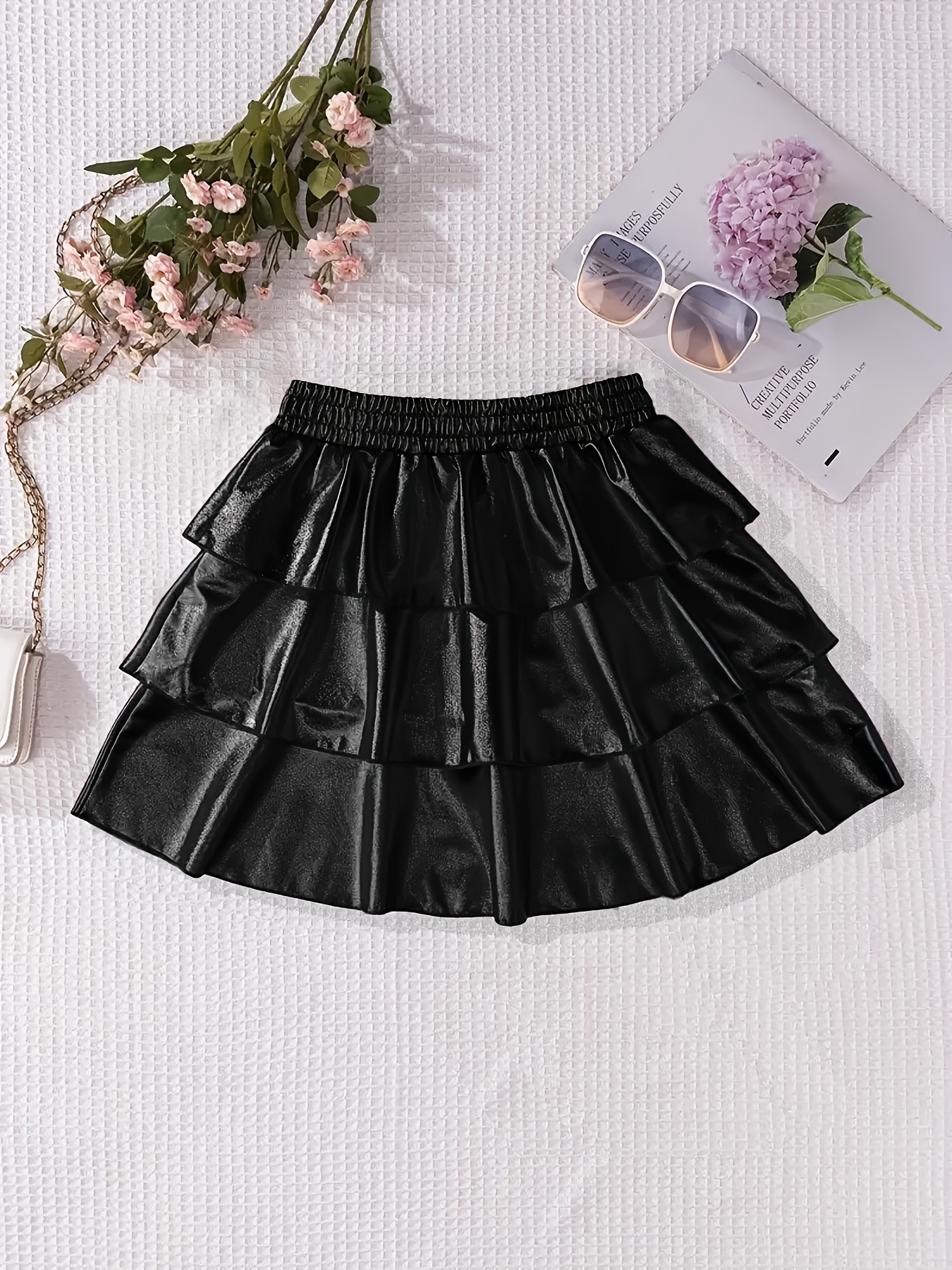 1pc girls clothes cake skirt suit for and secondary school students,  trendy short skirts for teenage girls *'s artificial girl's ski