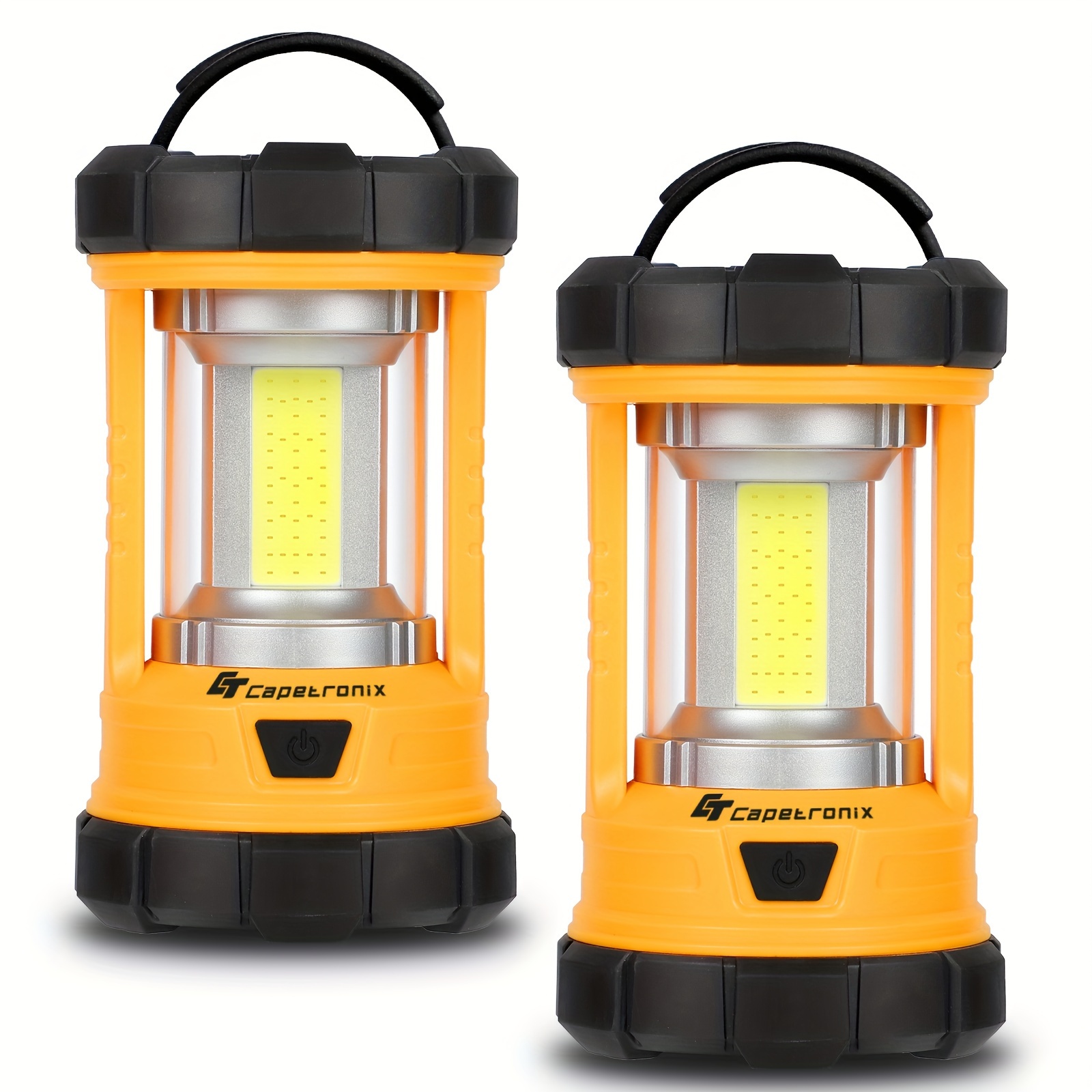 

Camping Lantern, 3200lm Bright Camping Lights, 4600mah Rechargeable Led Lantern, Lantern Flashlight For Power Outages/fishing/hurricane/emergency, Camping Accessories (2-pack)