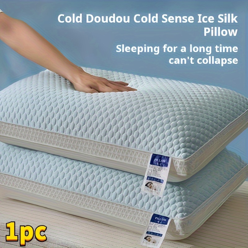 

Breathable Curd Pillow For Sleep - Neck & , Moisture-wicking, Ideal For Living Room & Bedroom Decor