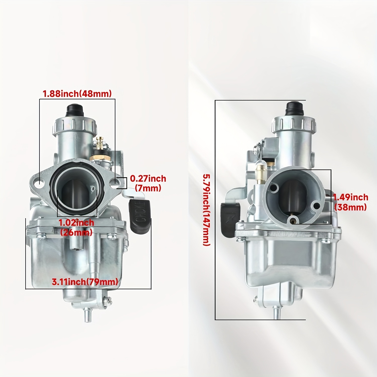 VM22 26 Mm Vergaser-Kit – Für Pit Dirt Bikes 110cc–140cc (Lifan, YX, Zongshen)