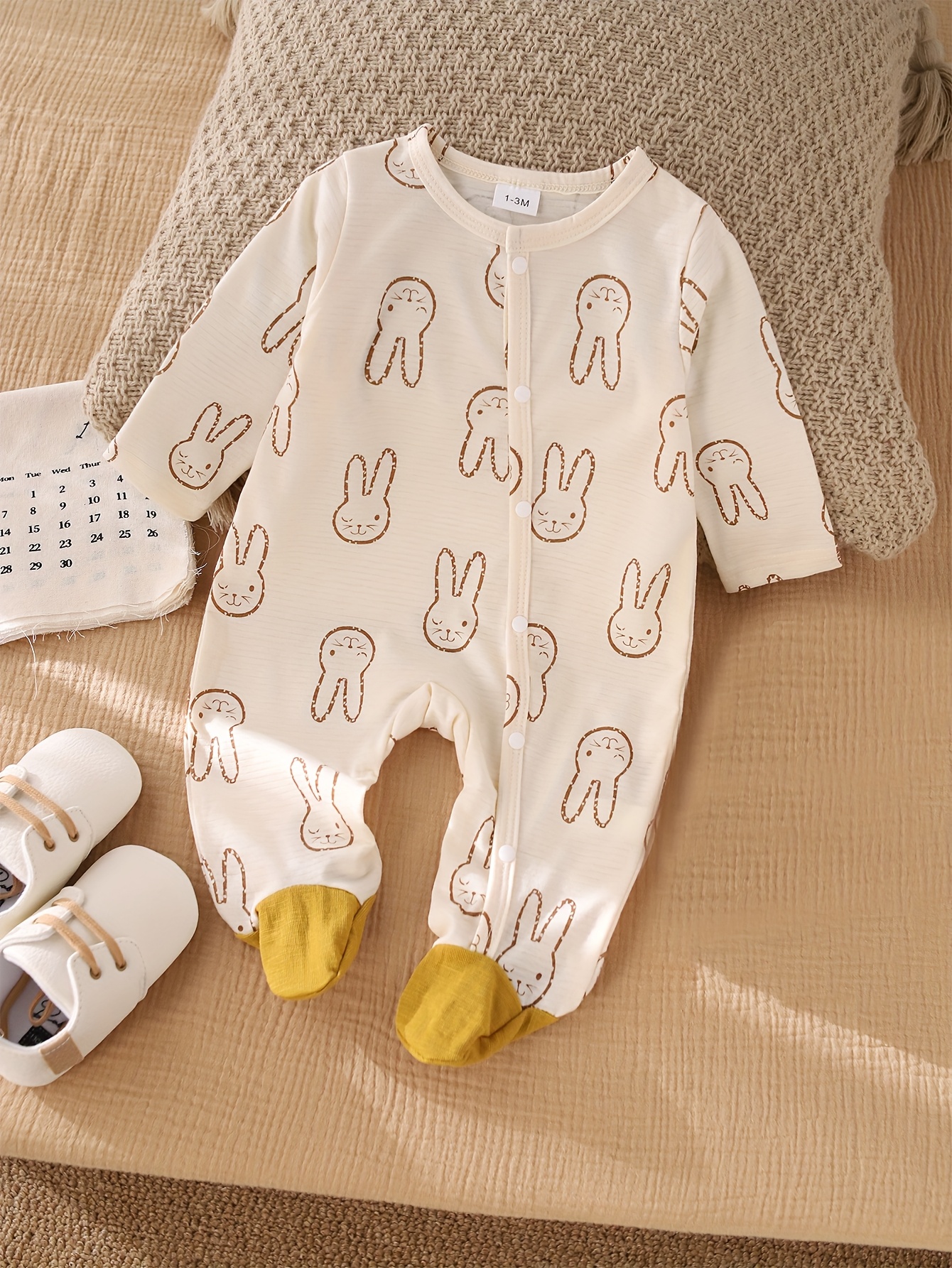 baby girl easter onesie cute long sleeve romper Temu Mexico