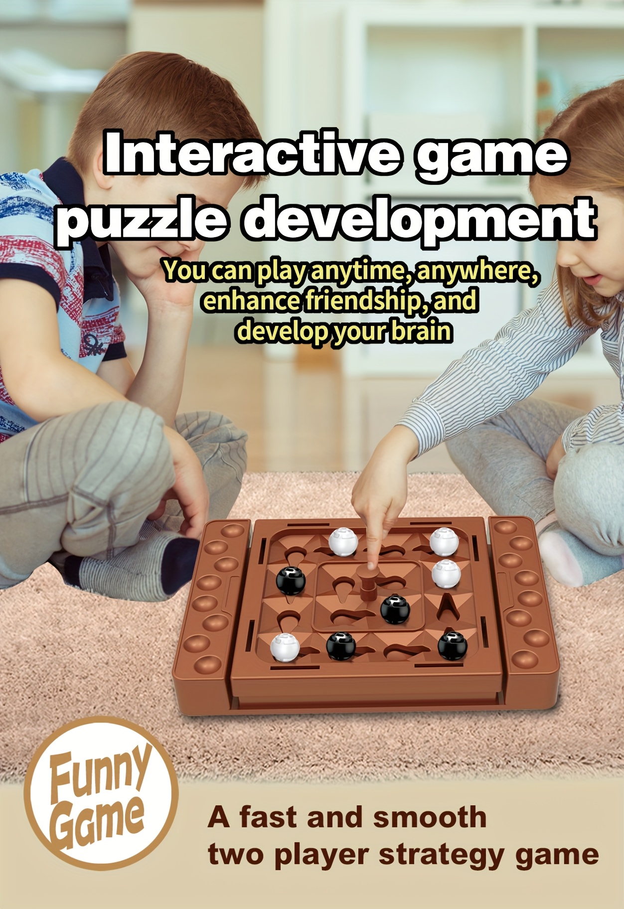 A Logic Board Game Designed to Enhance Logical Thinking And Hand-Eye Coordination, Suitable for Kids Aged 3 And Above. Ideal for Family Gatherings, Parties, And Travel Play. Made from High-Quality Plastic, It Makes a Great Gift for Holidays