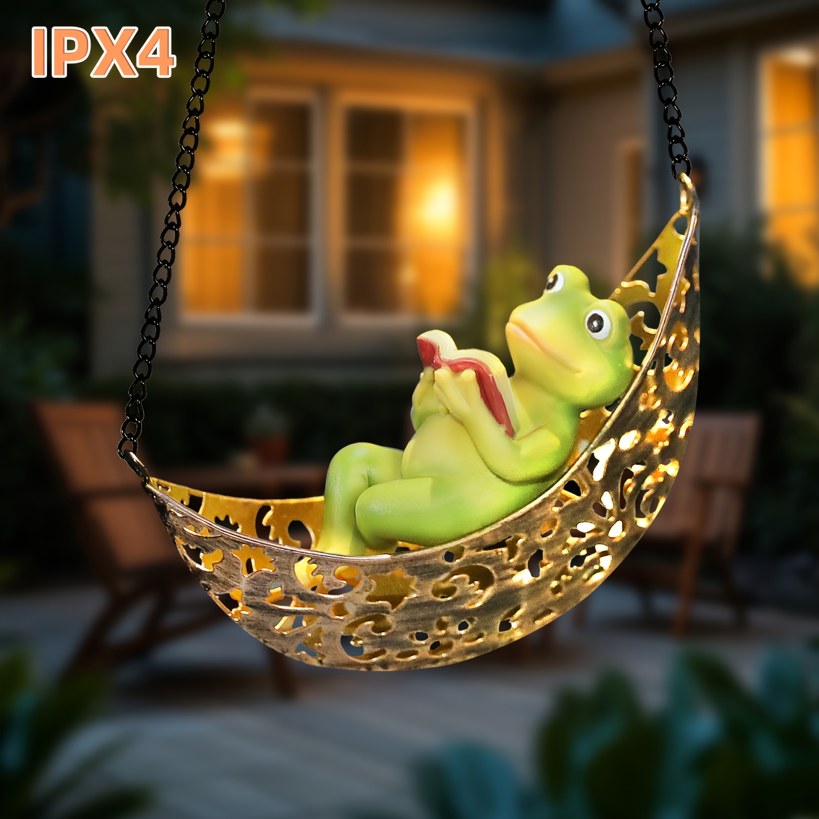 VYOR Cute Frog Rocking Chair Desktop Ornaments Casual Decompress
