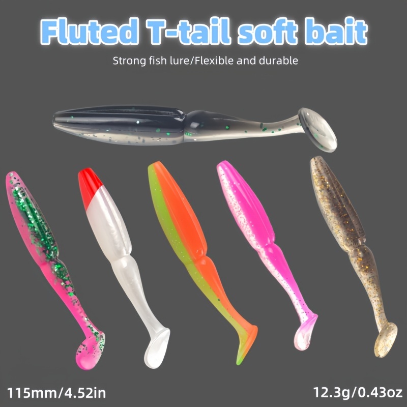 Double section T tail Soft Bait Topwater Fishing Lure - Temu