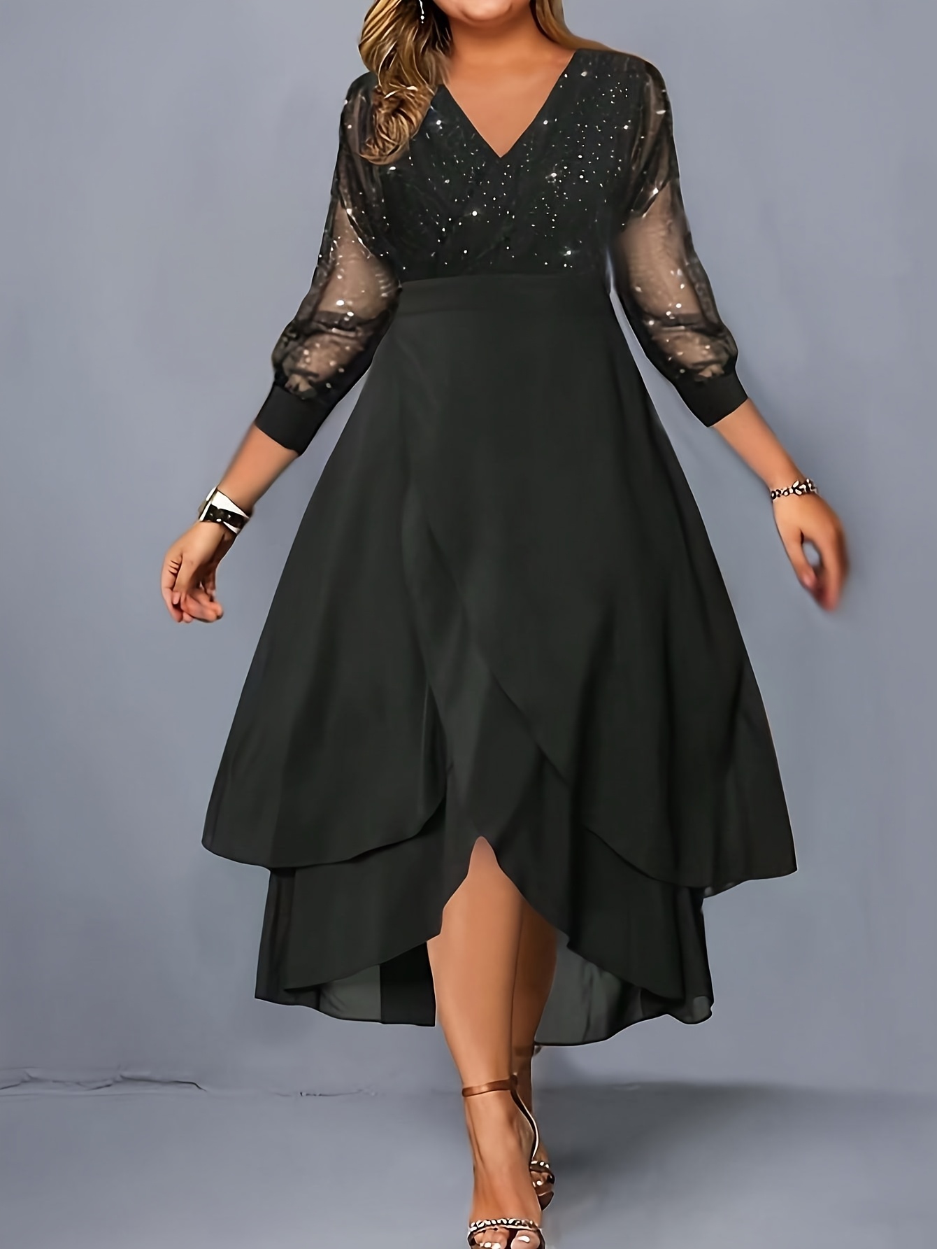 Semi Formal Dress Casual Wear For Acquaintance Party Black Dress