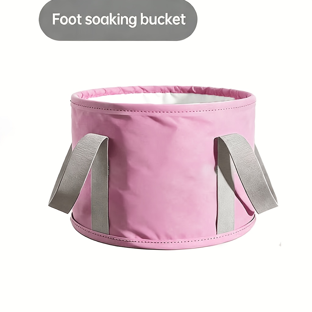 Foot Soak Bucket Portable Home Foot Soak Bag Increase Calf Height Bag Deep Bucket Foot Soak Basin Insulated Dormitory Foldable
