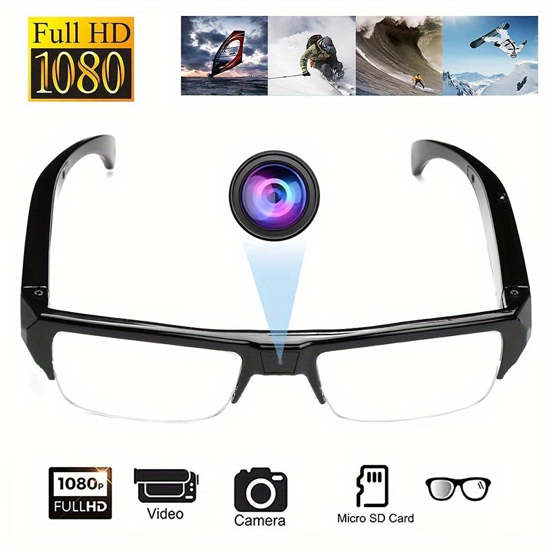 1080HD Smart Glasses | 64GB Storage, Lightweight Body Camera