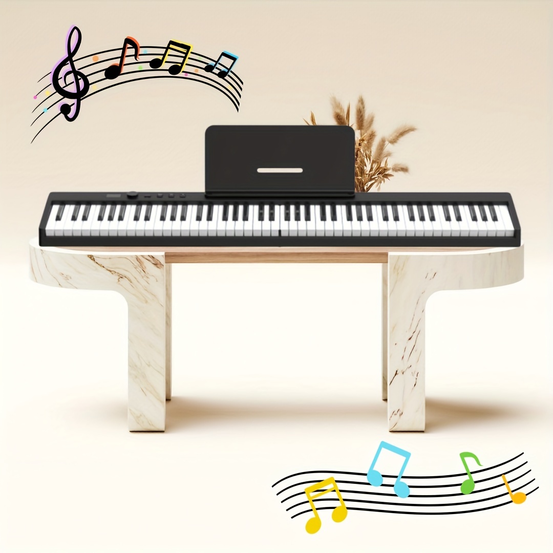 Soporte de piano Electrónico TECLADO ,Soporte de partitura de música para  teclado, partes de instrumentos musicales