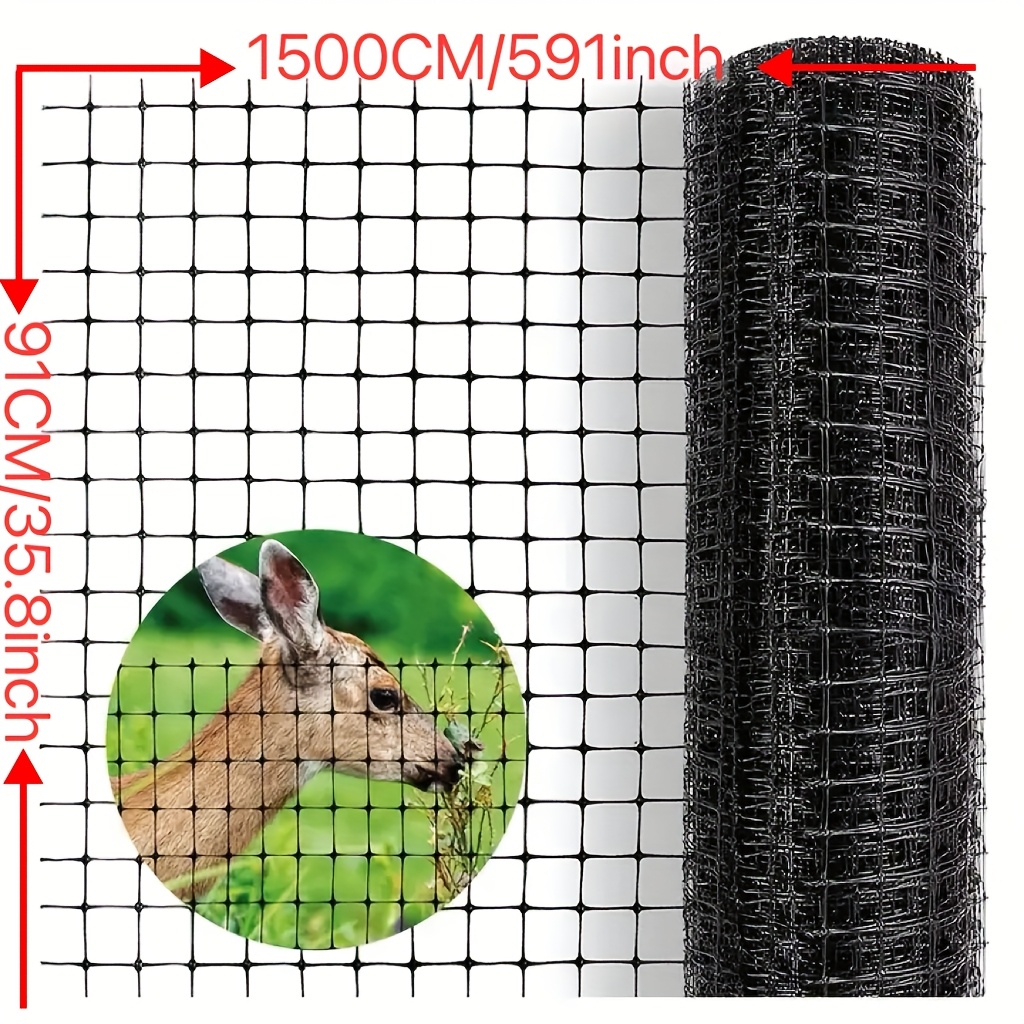 Black Heavy-duty Uv Garden Fence Net, Plastic Net/gardening Net/plastic Fence, Plastic Mesh Fence