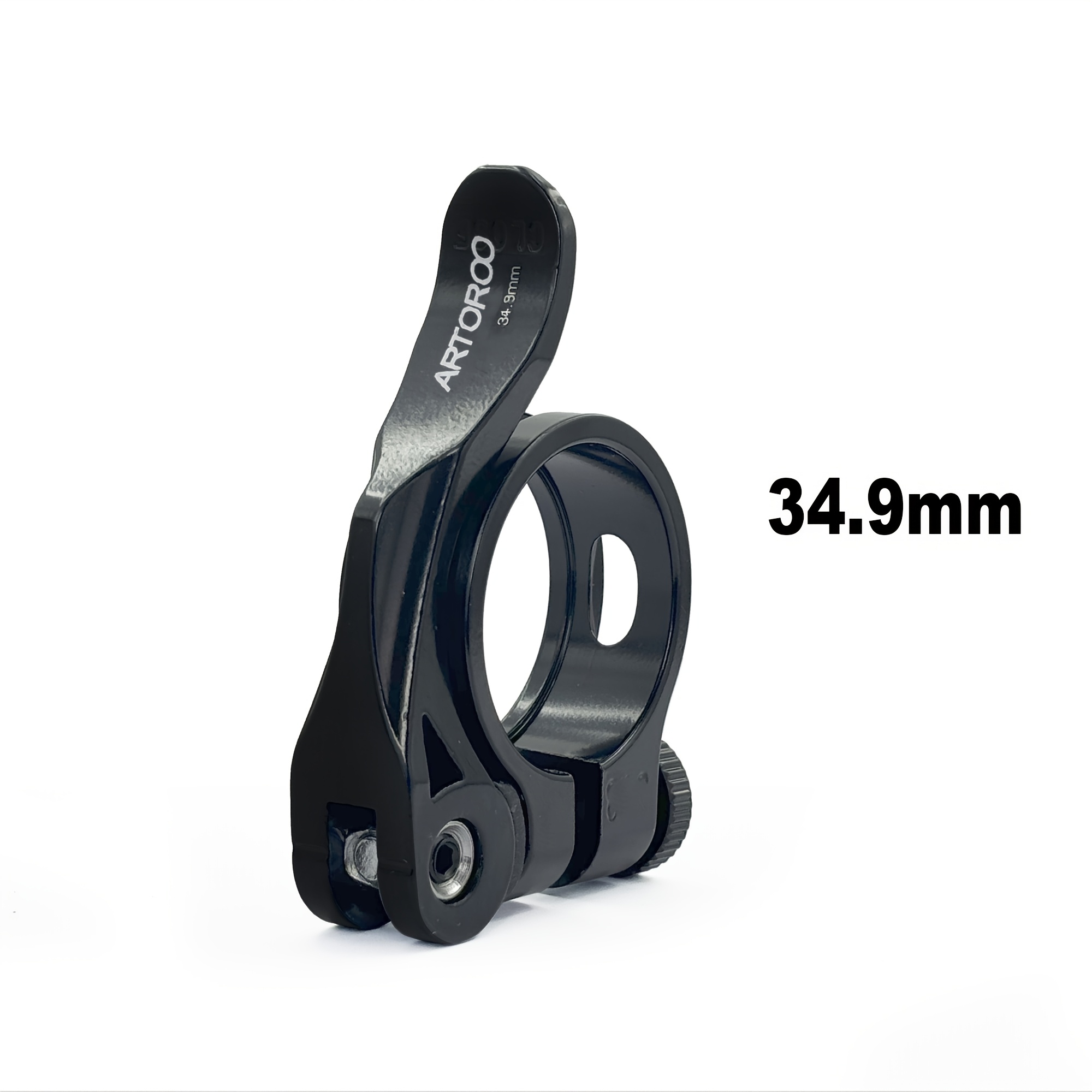 TEMU 1pc Artoroo 31.8mm/34.9mm Road Bike Seat Post Clamp, Mountain Bicycle Aluminum Alloy Seatpost Clamp Release Seat Clamp Bicycle Additions