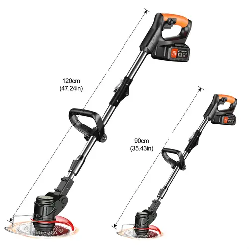 electric weeder battery powered weeder lawn trimmer 21v electric weeder cordless lightweight battery weeder with 2 batteries for lawn garden yard mowing