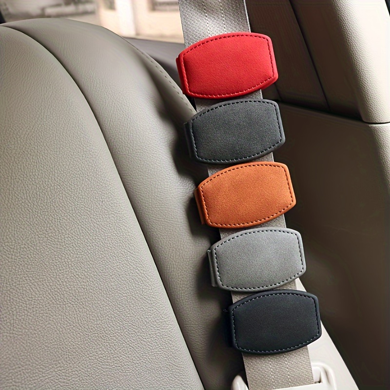 

1pc Universal Adjustable Car Seatbelt Strap Stopper, Safety Clip, Position Fixing Accessory For Vehicle Seatbelts