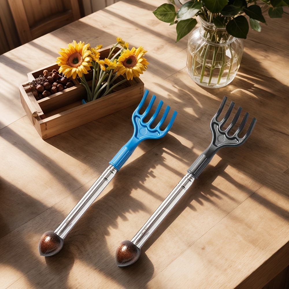 1pc extendable scratcher with magnetic acupressure roller non slip rubber handle portable   tool for men women kids   Product details 1