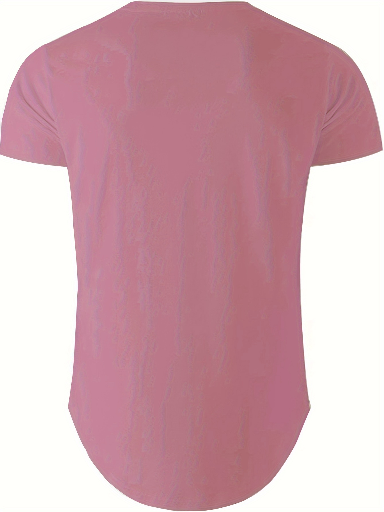 Men's Summer V-Neck Short Sleeve T-Shirt - Vibrant Red Casual Tee with Medium Stretch, Breathable H-Fit for Casual Attire, Machine Washable, Versatile Wardrobe Staple, Classic Fit Shirt, Comfortable Material, Active Lifestyle