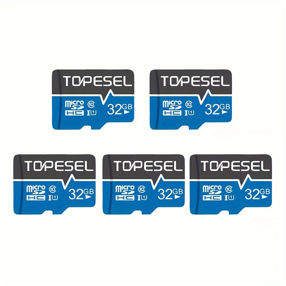 

Topesel 5/10pcs 32gb Sd Adapter Sdxc Sd Class 10 Uhs-i U1 Tf For Tablet Pc, Phone, Car Dvr, ,