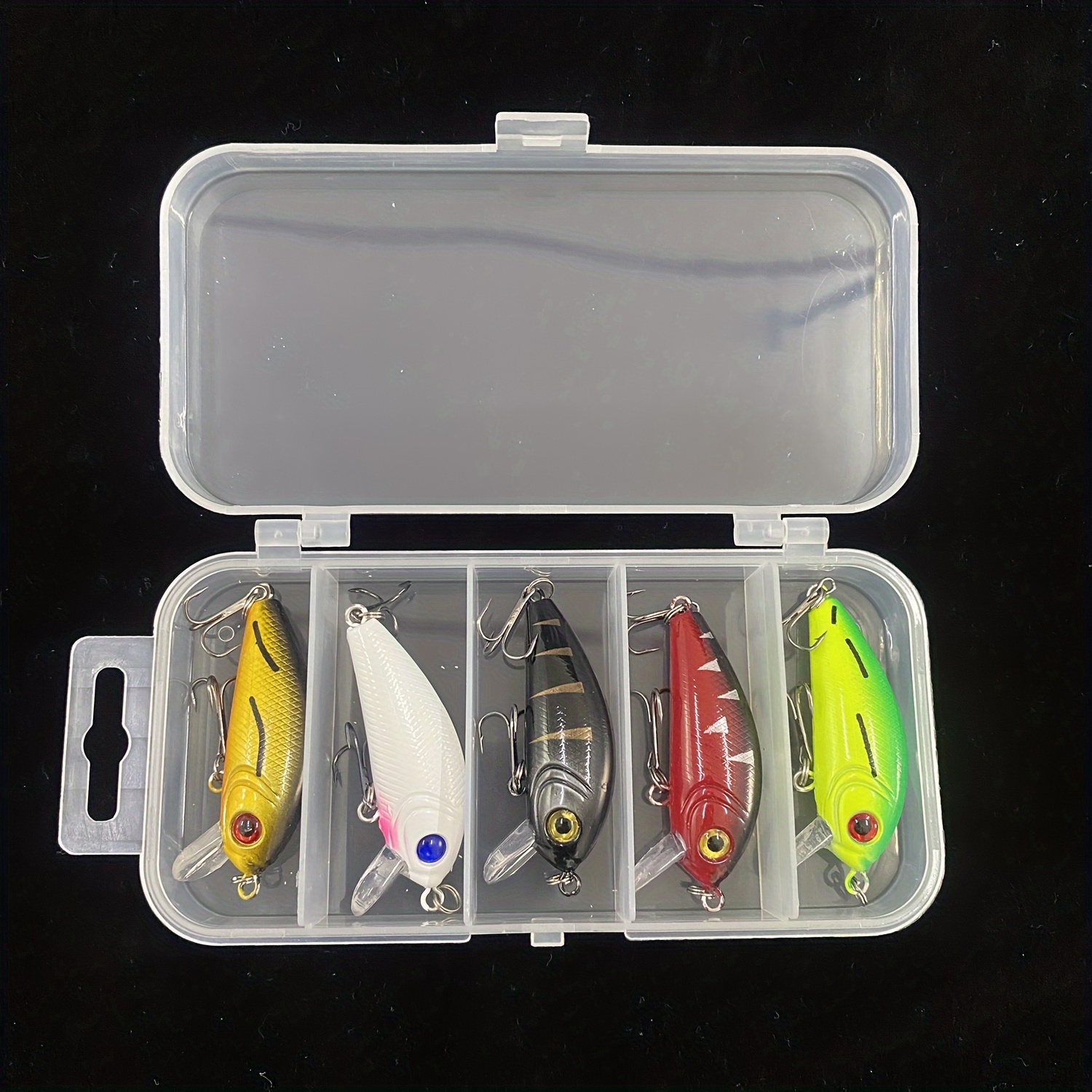 5-Pack of Minnow Floating Crank Fishing Lures - Perfect for Topwater  Fishing!