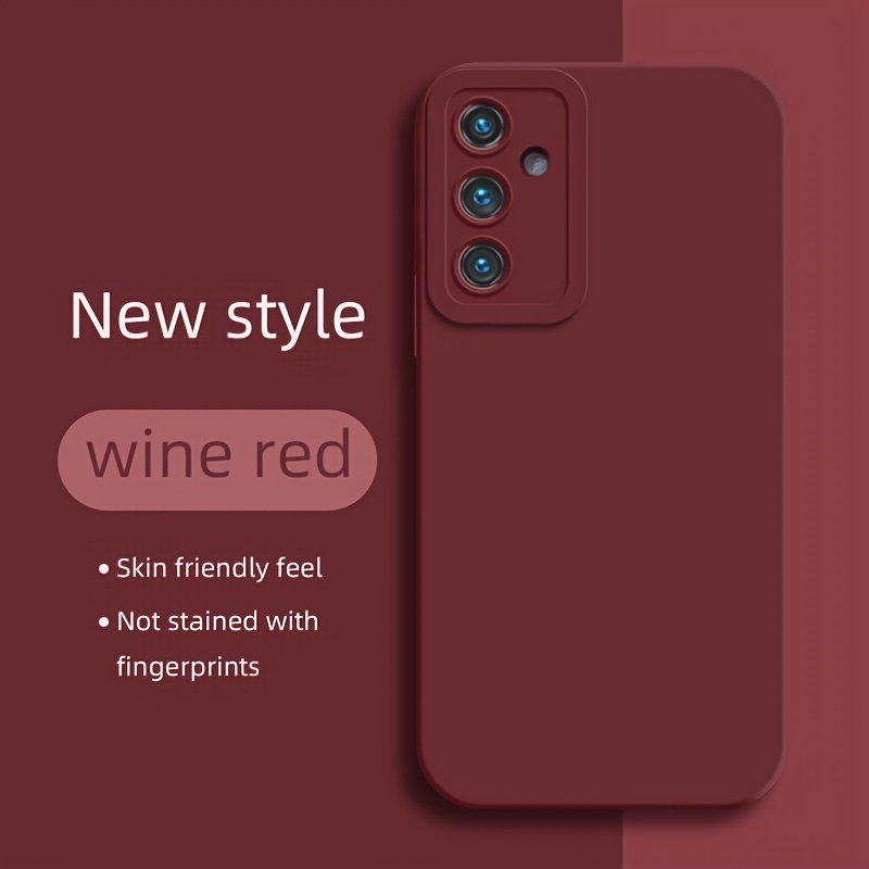 

Wine Phone Case Soft Tpu Full Camera Protection Anti-fall Mobile Phone Case For A73 5g A72 A53 A52 A54 A34 A33 A24 A25 A23 A14 A13 A04s 4g/5g