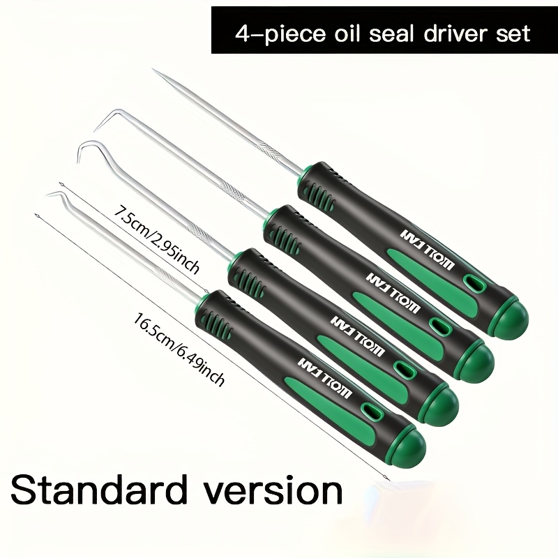 TEMU Oil Seal Hook Remover Oil Seal Replacement Special Tool O-ring Tool Oil Seal Hook High Hardness, Without Battery