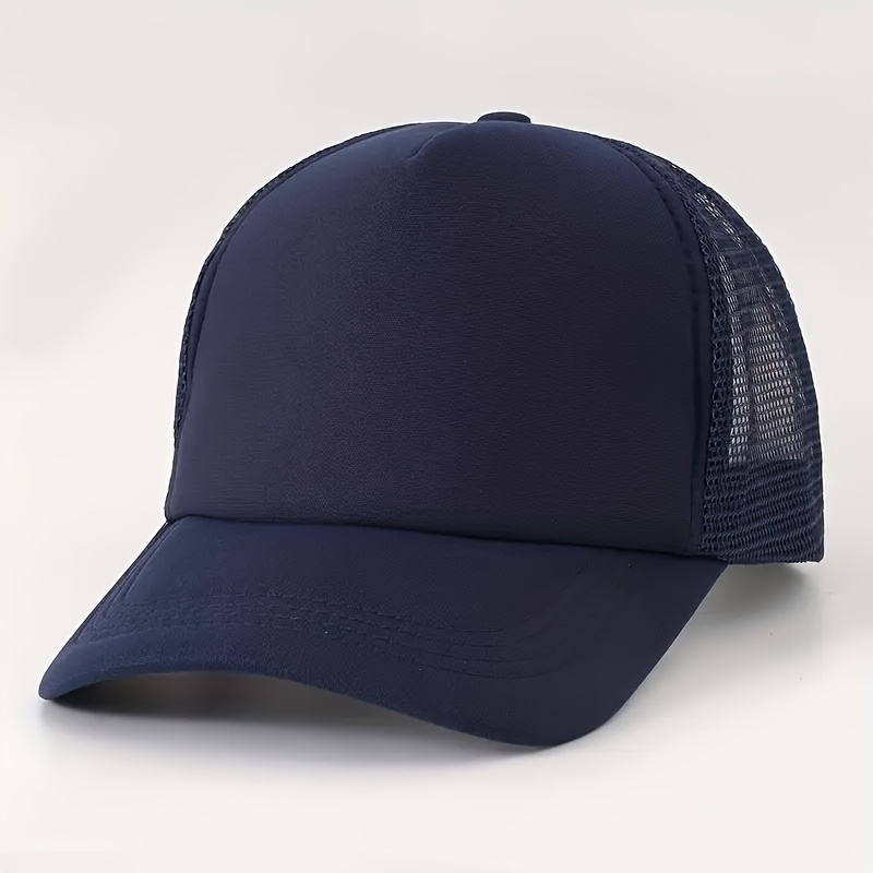 30pcs Customizable Trucker Hats, Breathable Polyester Mesh Caps