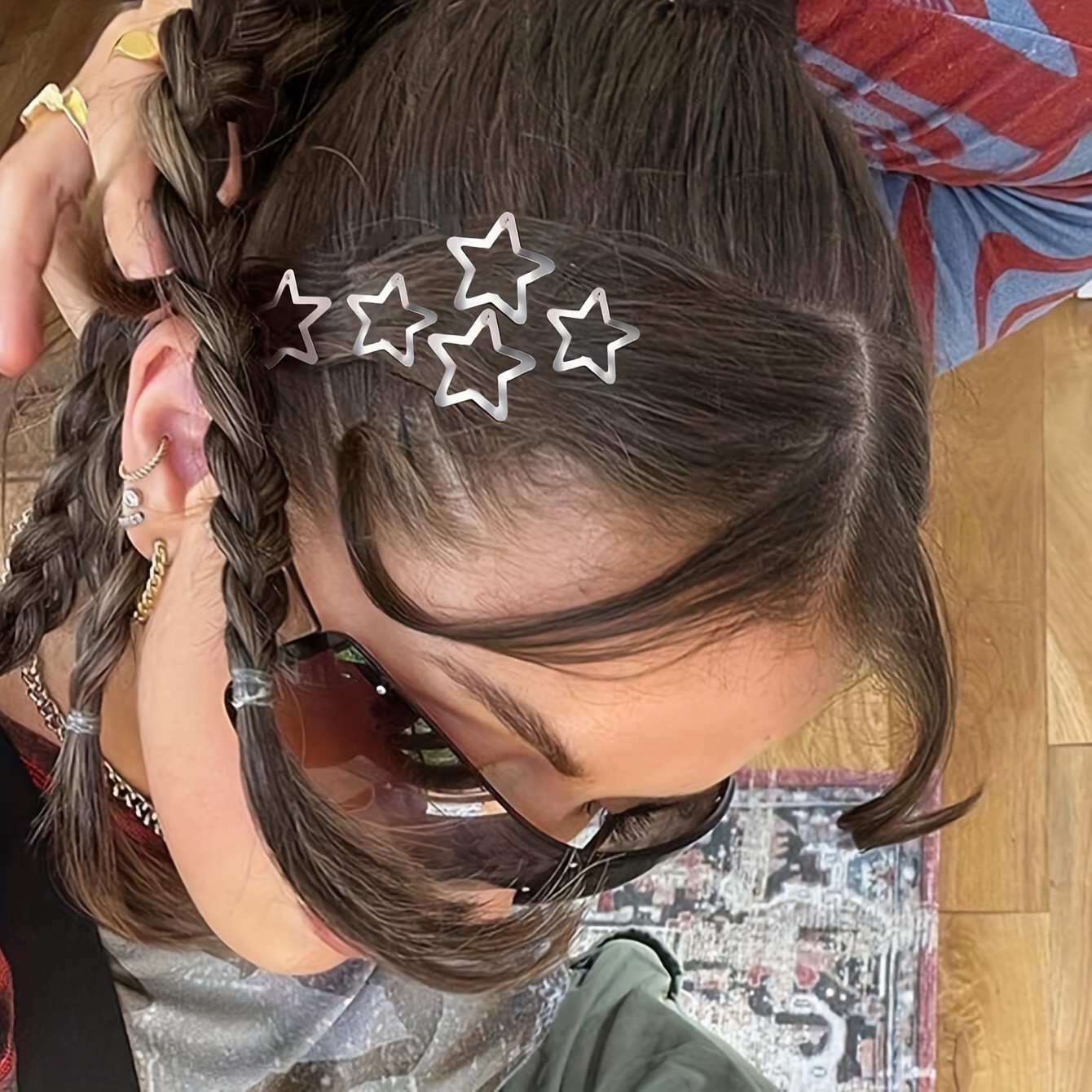 star hair clips 2000s y2k snap clips non hair Temu Mauritius