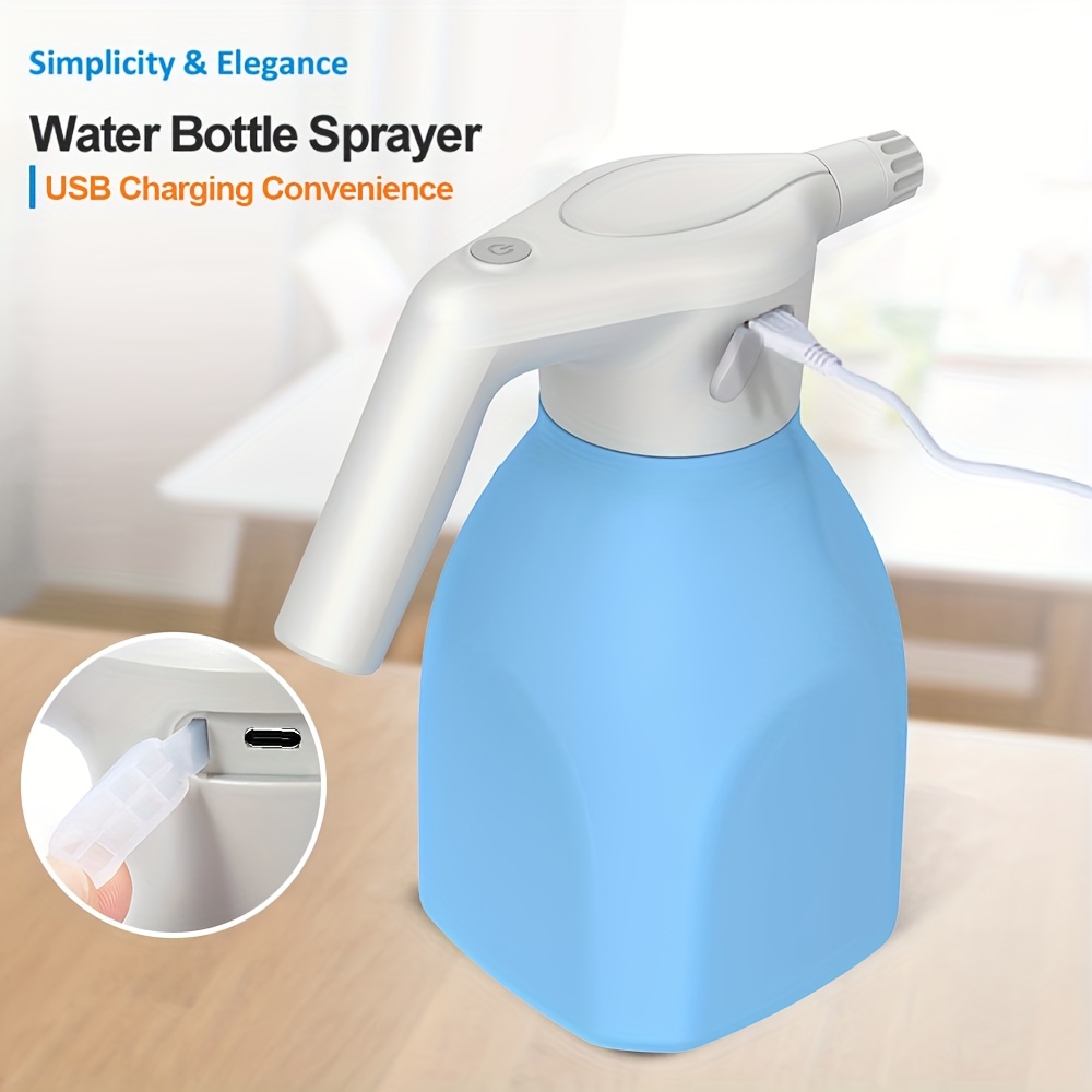 rechargeable electric sprayer handheld usb powered plastic flower watering can for home use disinfection and   application small sprayer with multiple components Product details 0
