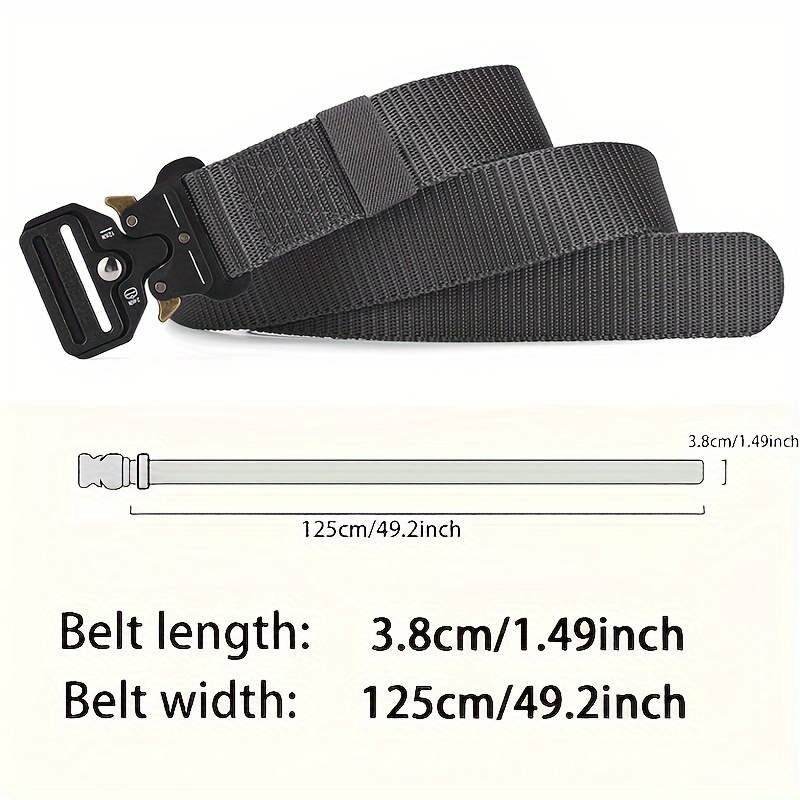 Men's Outdoor Nylon Belt for Function