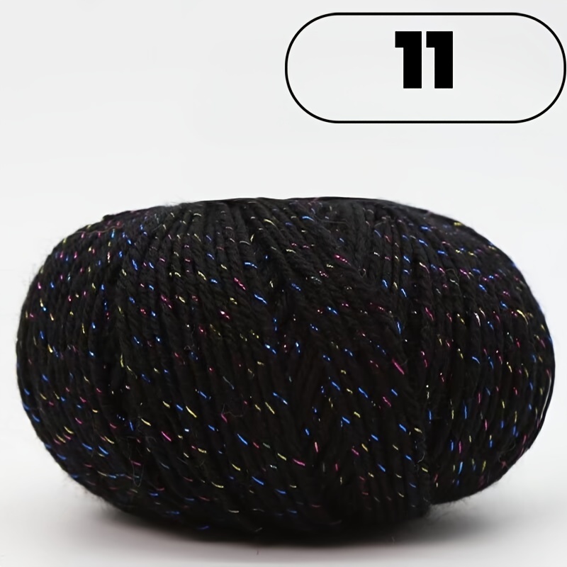Multicolor Bright Thread, Shimmering Bright Thread, Medium-thick Thread, Knitting Sweaters, Vests, Cushions And Other Crafts