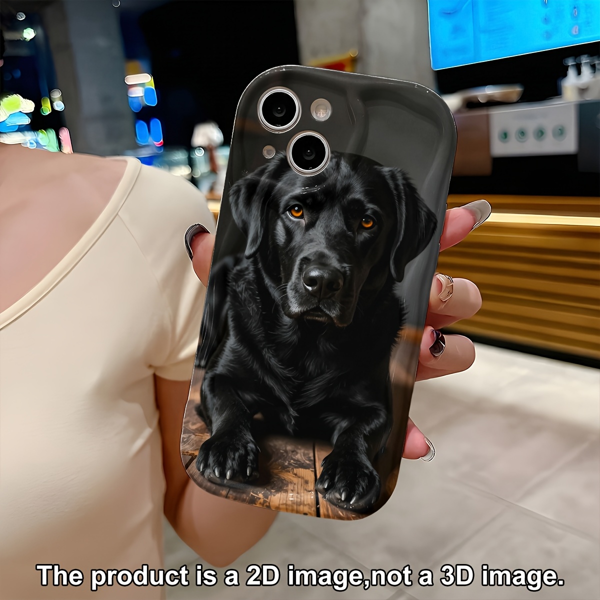 TEMU Phone Case - 2d Plane Protection, Drop And Scratch Resistant Phone Cases Suitable For Iphone 17 16 15 14 13 12 11 8 7 X Pro . With Amber Eyes,