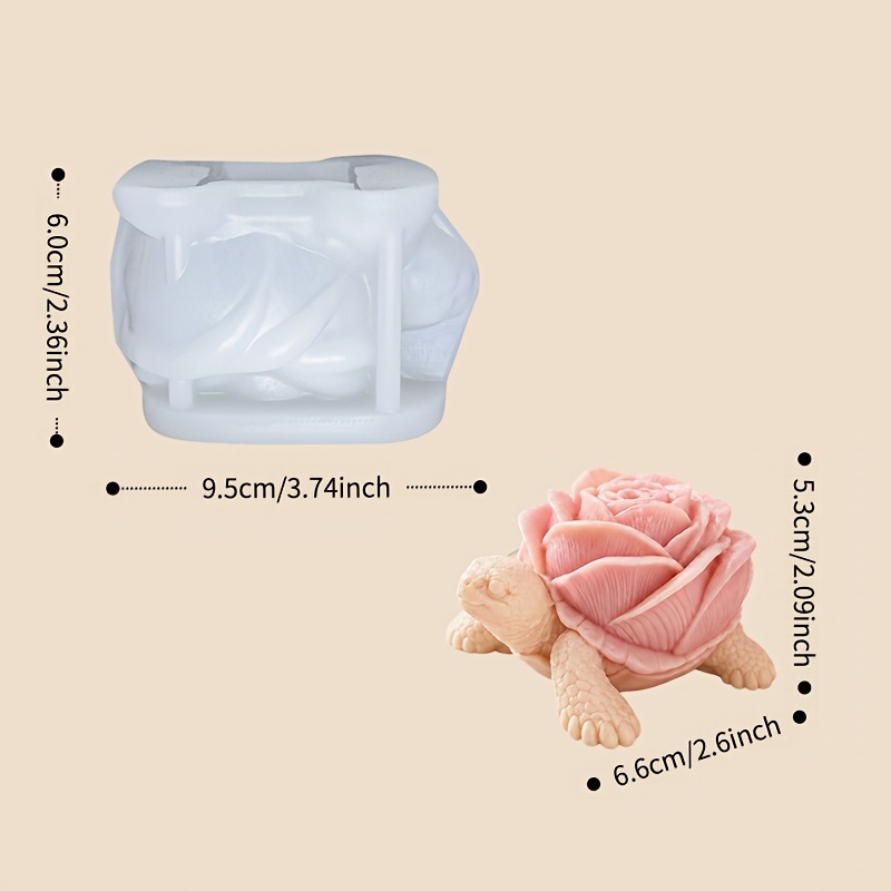 TEMU Stampo in silicone 3D a forma di per resina e artigianato fai da te, stampo a forma di con per resina epossidica e , stampo per per , fornitura