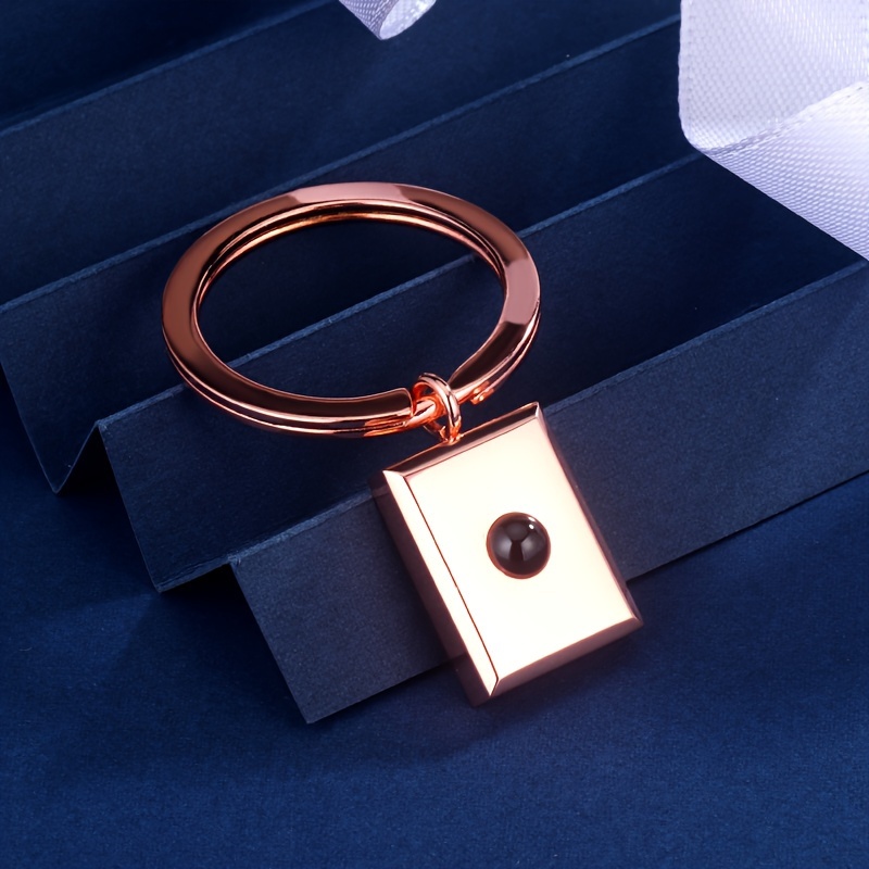 TEMU For Him, Personalized Keychains, Photo Projection Keychains, Photo Keychains, Anniversary Commemorative Custom Gifts