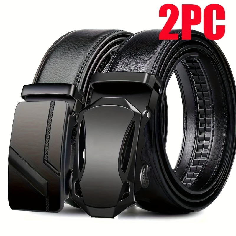 Men's Belts with Automatic Buckles Business Style