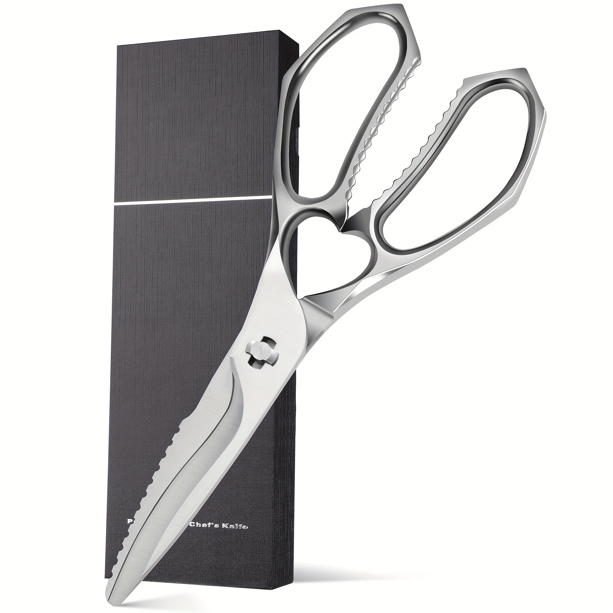 TEMU Kitchen Scissors Heavy Duty 8.8 Inch - Stainless Steel Kitchen Shears, All Purpose Kitchen Scissors With Detachable Blade