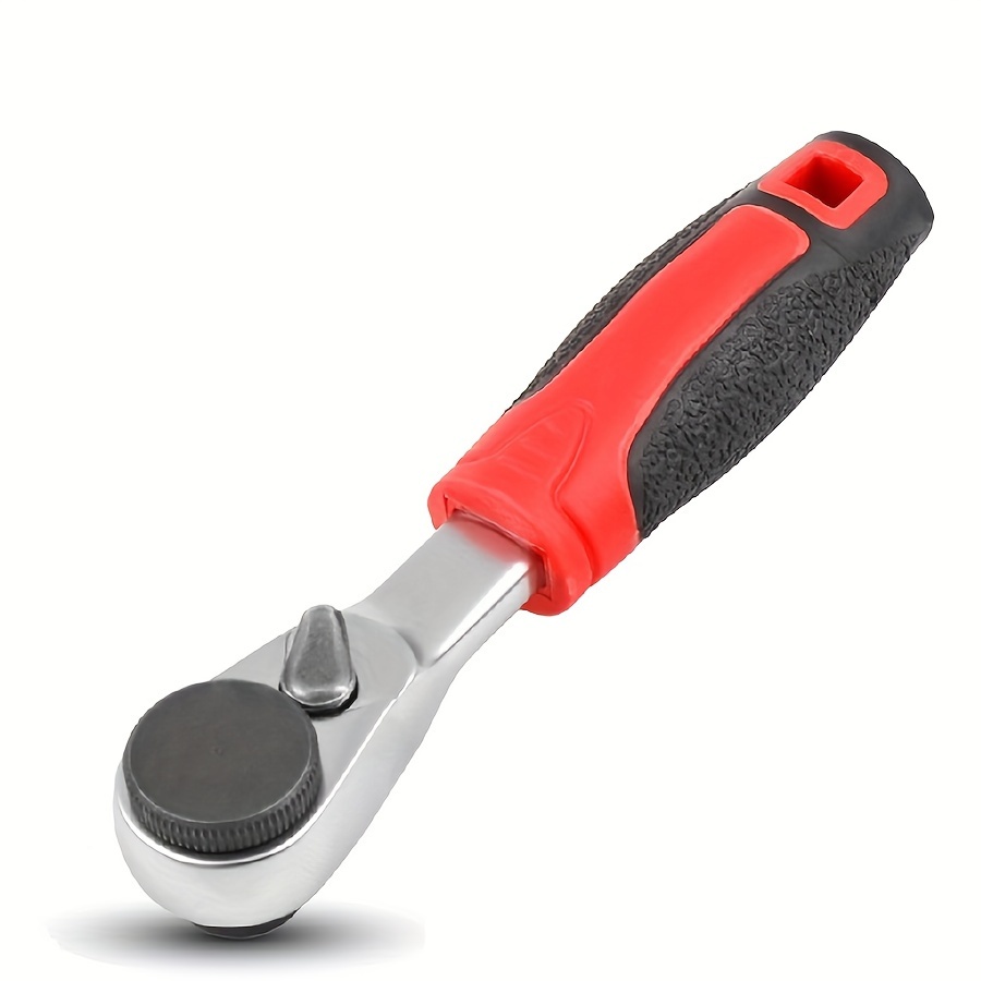 60-tooth Ratchet Socket Wrench Screwdriver Quick Wrench 1/4 Head Socket Handle