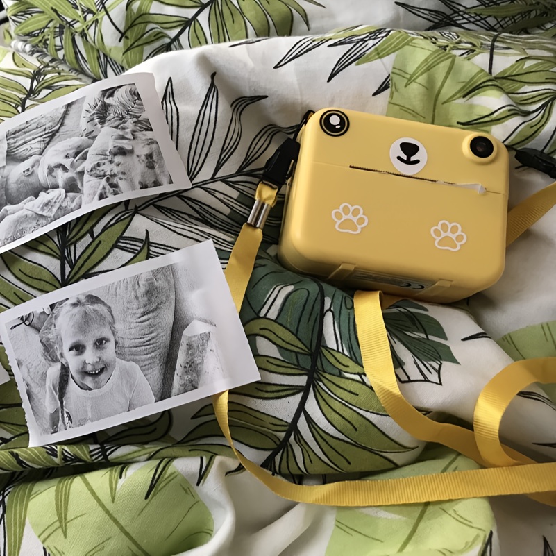 Kids Mini Portable Instant Thermal Printing Camera with 1080P HD