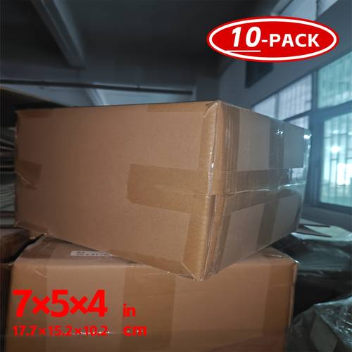 30 pack 20 pack 10 pack 7x5x4 inches 17 7x12 7x10 2 cm corrugated cardboard box for small business for packaging mailing