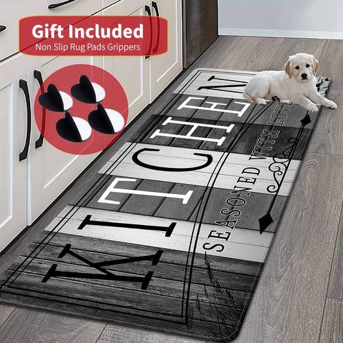 absorbent kitchen mat non slip durable polyester floor mat with ideal for entrance living room bedroom decor laundry room mat modern kitchen mat durable floor mat kitchen floor mat