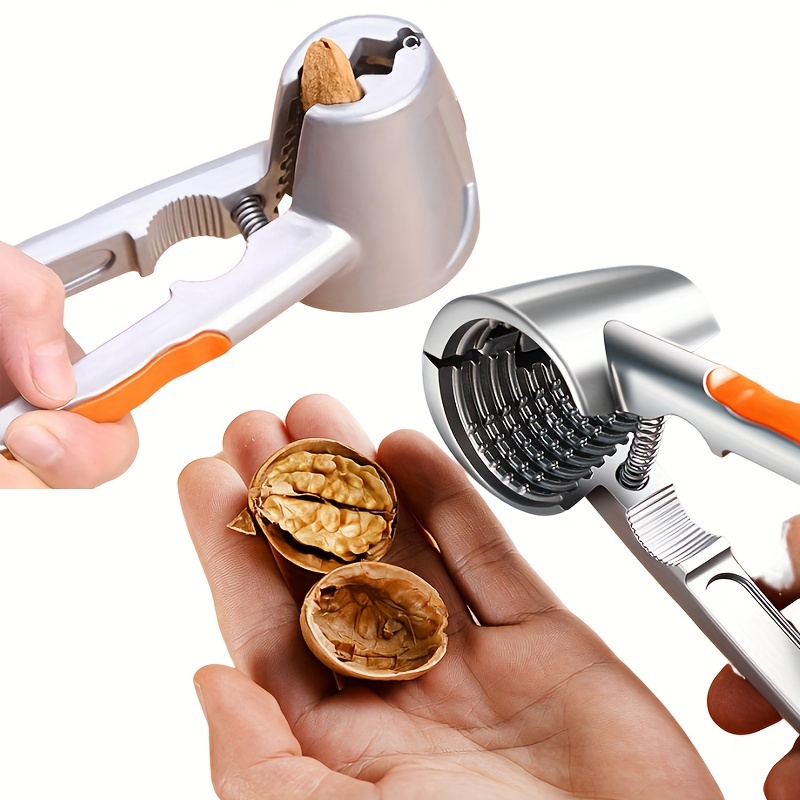 

Stainless Cracker, Heavy Duty Shell Cracker Seafood Pliers Tool With Non-slip Handle For Walnuts, Chestnuts,