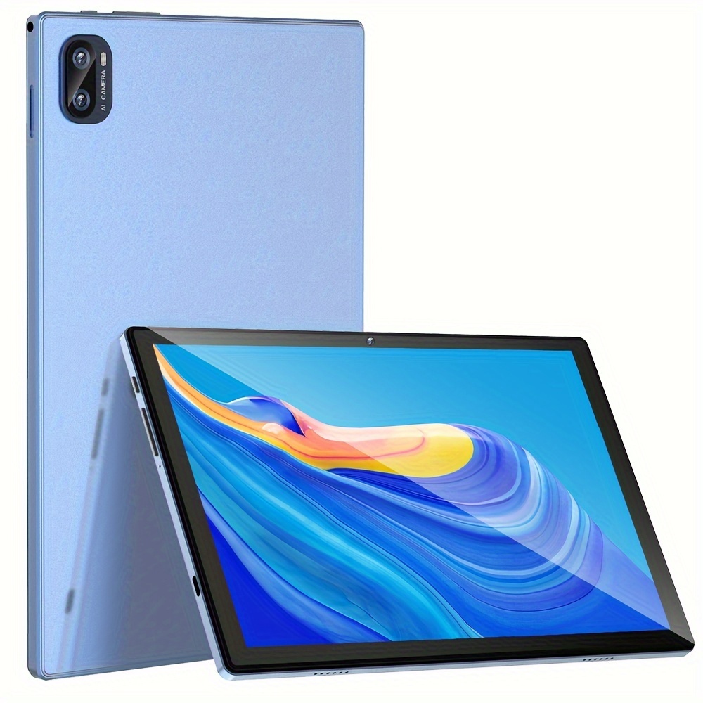 10 inch Tablet Android 13 Tablets, 8GB (4+4) RAM 128GB ROM 1TB Expand,  1280x800 IPS HD Screen, Quad Core Processor, WIFI6, Dual Camera, 6000mAh,  BT, Tablet PC (Black)
