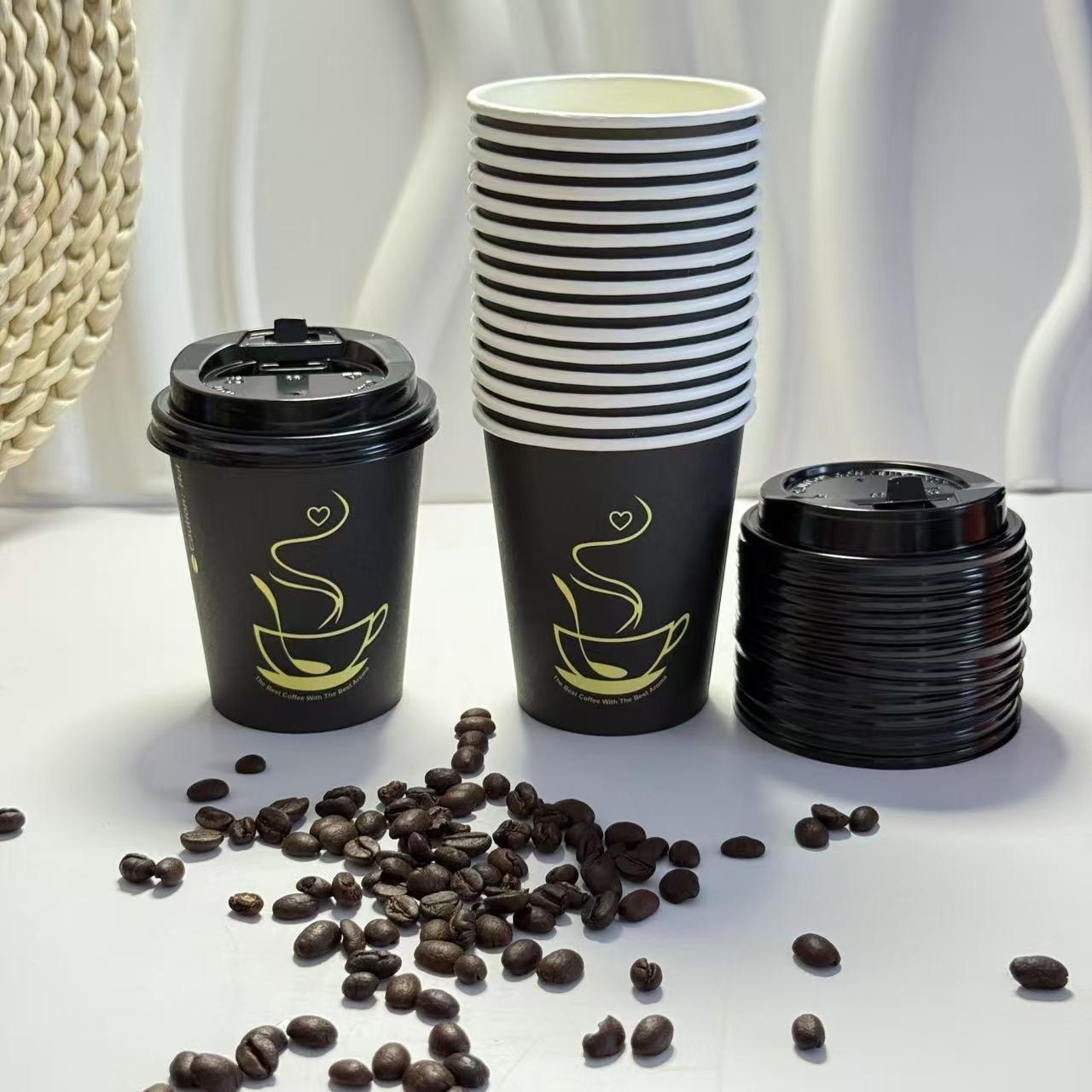 coffee cups with lids sold on Temu United States