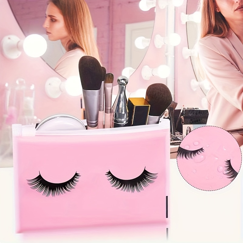 

10pcs Sacs de Soins Après-Cils Prêts pour avec Fermeture Éclair - Vos Cils en Sécurité en Déplacement!