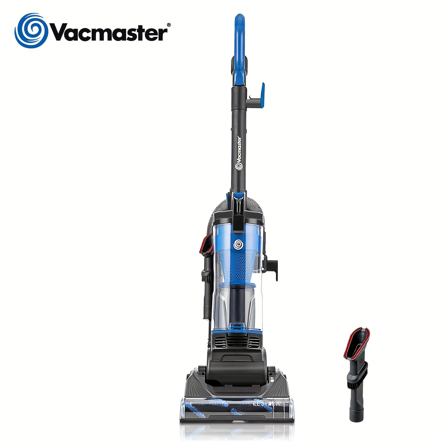 

Vacmaster Uc0501 Upright Vacuum Cleaner With Large Dust Cup Capacity, Cyclone Filtration System & 17ft Cord For Carpet, Hard Floor And Pet Hair