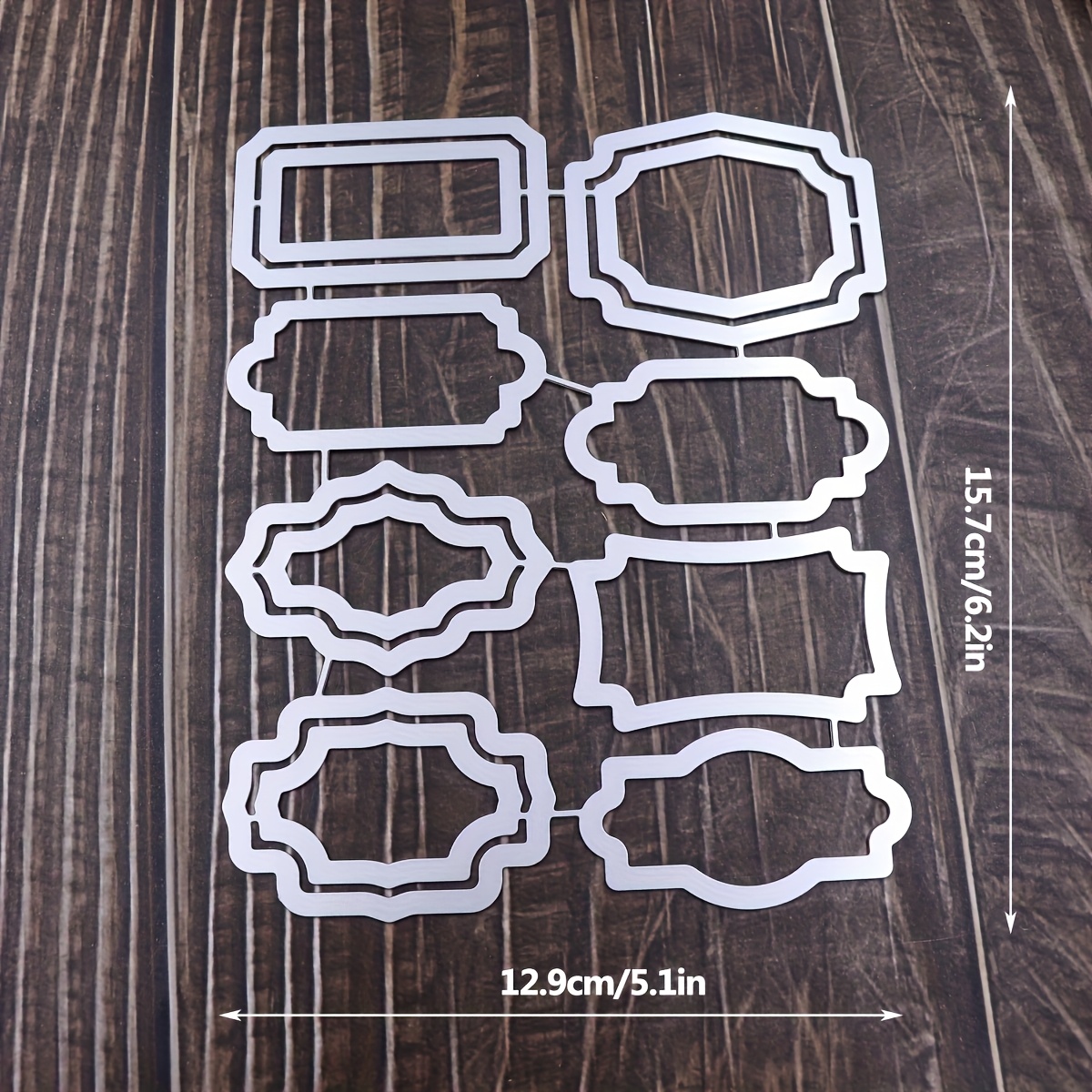 TEMU Set Of Metal Cutting Dies For Diy Scrapbooking, New Cutting Dies For Card Making, Decorative Paper, Metal Albums, Perfect For Party And Wedding