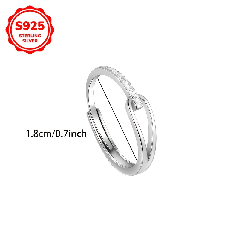 Hypoallergenic Teardrop Ring Adjustable Size Gift for Her
