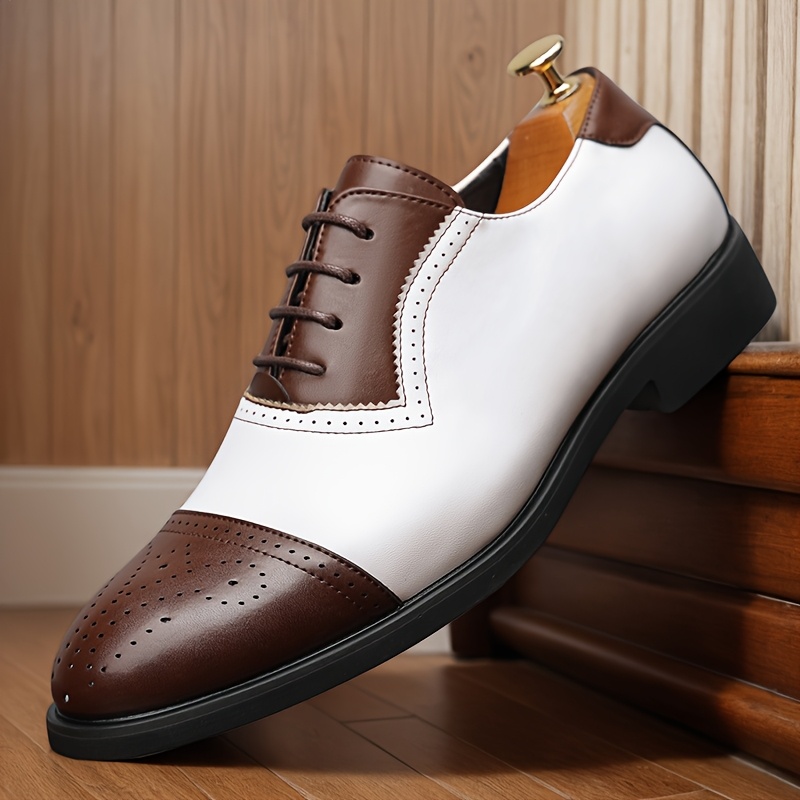 men's white and brown dress shoes Marco Di Milano Men's Dirty White Ostrich Leather Dress Shoe Criss 12 M Newspaper White