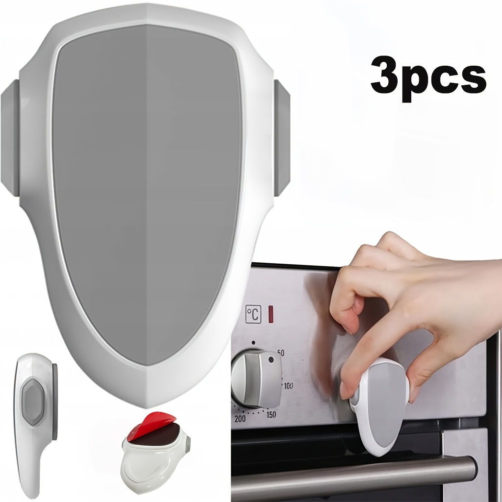3pcs Child Proof Oven Lock Adhesive Safety Latch