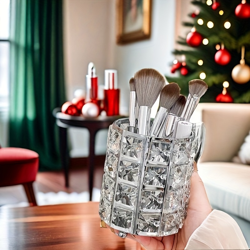 TEMU Storage Containers, Brush Barrels, Cosmetic Storage Portable Containers, Decorative Vases, Bathroom Storage Boxes, Suitable For Holiday Gifts,