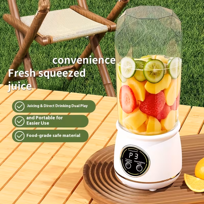portable usb handheld blender juicer 530ml 18oz mini mixer with ice crusher for smoothies margaritas lightweight plastic drink maker for office parties usb charging Product details 6